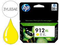 Tinteiro original hp 912XL officejet 8010 / 8020 / 8035 Amarelo 825 páginas