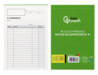 Livro de Nota expediente duplicado 215x155 mm, 5 blocos